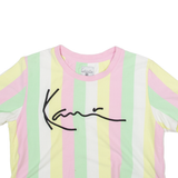 KARL KANI Cropped Mens T-Shirt Pink M