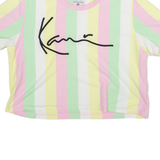 KARL KANI Cropped Mens T-Shirt Pink M