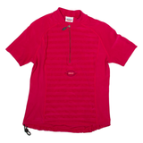 ODLO Mens Jersey Pink 1/4 Zip M