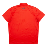 JACK WOLFSKIN Mens Jersey Red 1/4 Zip L