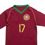 Portugal Ronaldo Football Mens T-Shirt Red V-Neck XS