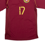 Portugal Ronaldo Football Mens T-Shirt Red V-Neck XS