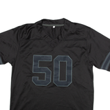 Mens Jersey Black V-Neck M