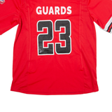 GILKEY Mens Jersey Red V-Neck L