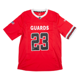 GILKEY Mens Jersey Red V-Neck L