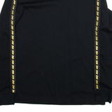 NIKE Mens T-Shirt Black Long Sleeve XS