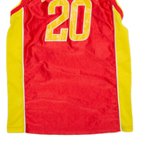 Mens Jersey Red Sleeveless S