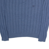 CHAPS Mens Jumper Blue Tight Knit L