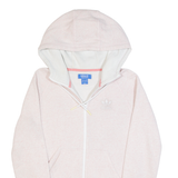 ADIDAS ORIGINALS Womens Pink Hoodie Full Zip UK 10