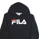 FILA Mens Black Hoodie M