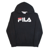 FILA Mens Black Hoodie M