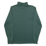 BOBBIE BROOKS Womens Jumper Green Roll Neck 90s Tight Knit M
