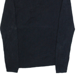 LAUREN RALPH LAUREN Petite Womens Jumper Black Tight Knit M