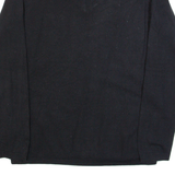 TOMMY HILFIGER Womens Patterned Jumper Black Polka Dot V-Neck Tight Knit M