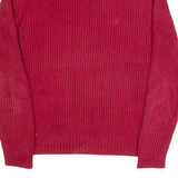 NAUTICA Mens Jumper Red Chunky Knit L
