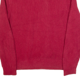 NAUTICA Mens Jumper Red Chunky Knit L