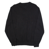 TOMMY HILFIGER Mens Jumper Black Tight Knit XL