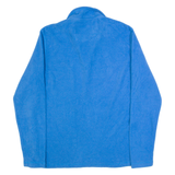 CHAPS Mens Fleece Blue 1/4 Zip M