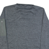 CHAMPION Spartans USA Mens Fleece Grey 1/4 Zip M