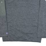 CHAMPION Spartans USA Mens Fleece Grey 1/4 Zip M