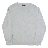 NAUTICA Mens Jumper Grey Tight Knit L