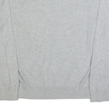 NAUTICA Mens Jumper Grey Tight Knit L