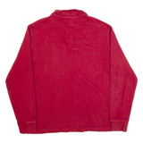 POLO RALPH LAUREN Mens Jumper Red 1/4 Zip Tight Knit M