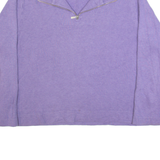 PENDLETON Petite Womens Jumper Purple 1/4 Zip Tight Knit L