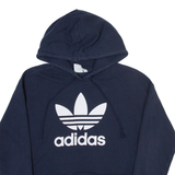 ADIDAS ORIGINALS Womens Blue Hoodie UK 8