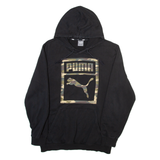 PUMA Camo Mens Black Hoodie M