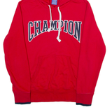 CHAMPION Mens Red Hoodie M