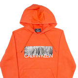 CALVIN KLEIN PERFORMANCE Womens Orange Hoodie S