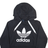 ADIDAS Womens Black Hoodie UK 10