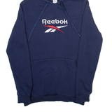REEBOK Womens Blue Hoodie XS