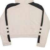 ADIDAS ORIGINALS Womens Cream Hoodie UK 10