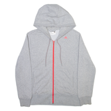 ADIDAS Womens Grey Hoodie Full Zip M