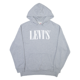LEVI'S Mens Grey Hoodie Full Zip M