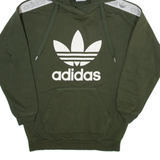 ADIDAS ORIGINALS Womens Green Hoodie UK 12