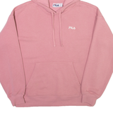 FILA Womens Pink Hoodie M