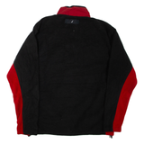 NAUTICA Mens Fleece Black 1/4 Zip L