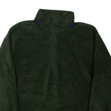 NAUTICA Mens Fleece Green 1/4 Zip M