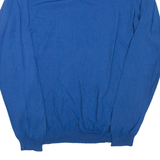 DIESEL Mens Jumper Blue Tight Knit M