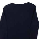 TOM TAILOR Womens Jumper Blue Tight Knit XS