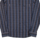 HUGO BOSS Slim Fit Mens Shirt Blue Check Long Sleeve M