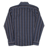 HUGO BOSS Slim Fit Mens Shirt Blue Check Long Sleeve M