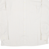 ELCH Mens Shirt Beige Striped Long Sleeve L