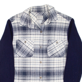 ARIZONA Womens Shirt Blue Check Long Sleeve UK 10