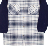 ARIZONA Womens Shirt Blue Check Long Sleeve UK 10