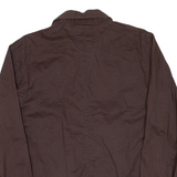 G-STAR Mens Plain Shirt Brown Long Sleeve M