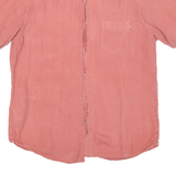 BOSS HUGO BOSS Mens Plain Shirt Pink L